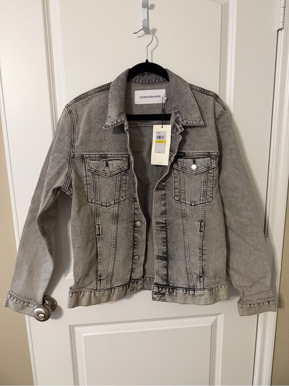 Calvin Klein Light Gray Denim Jacket